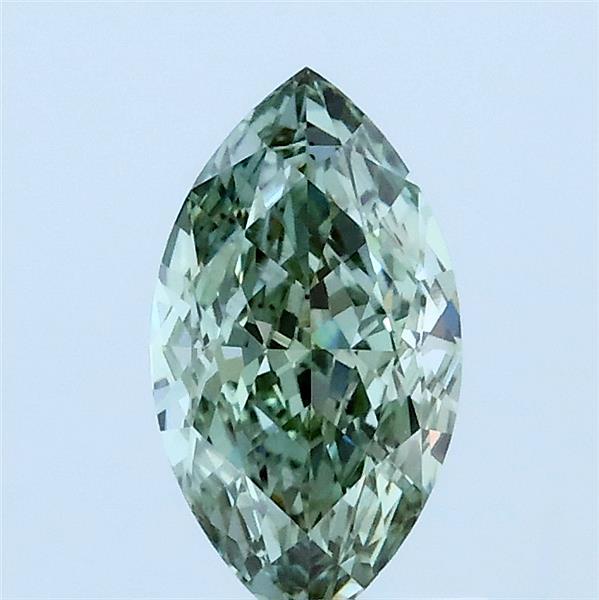1.01ct Marquise FANCY VIVID GREEN VS2 Lab Created Diamond