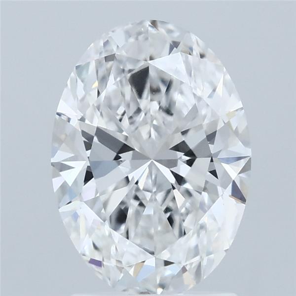 2ct Oval D VVS2 Lab Created Diamond