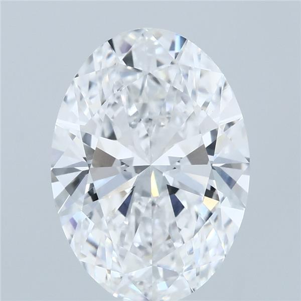 3.03ct Oval D VVS2 Lab Created Diamond
