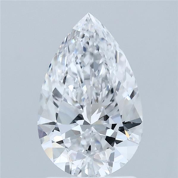 1.53ct Pear D VVS2 Lab Created Diamond