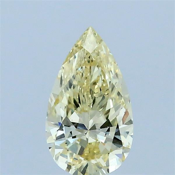 0.51ct Pear FANCY LIGHT YELLOW VS1 Lab Created Diamond