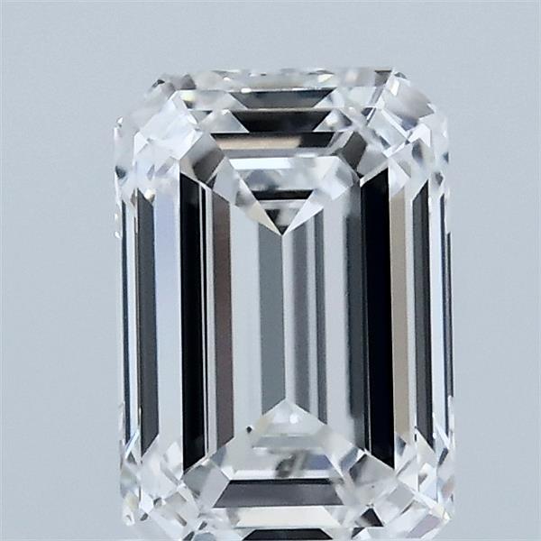 1.53ct Emerald E VVS2 Lab Created Diamond