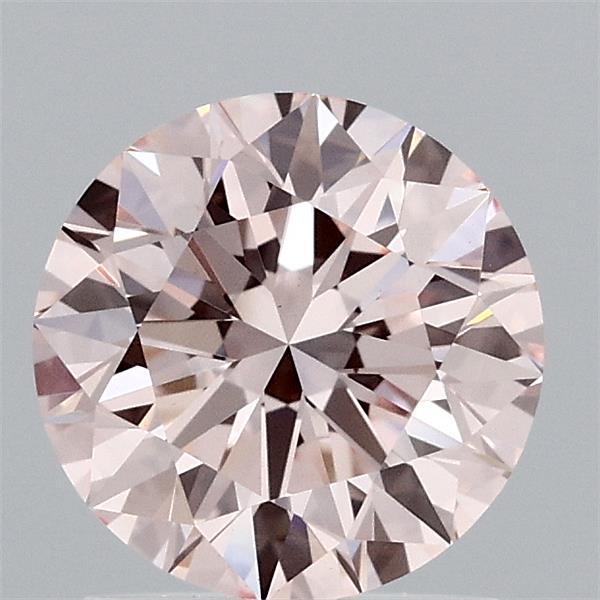 1.45ct Round FANCY INTENSE PINK VS1 Lab Created Diamond