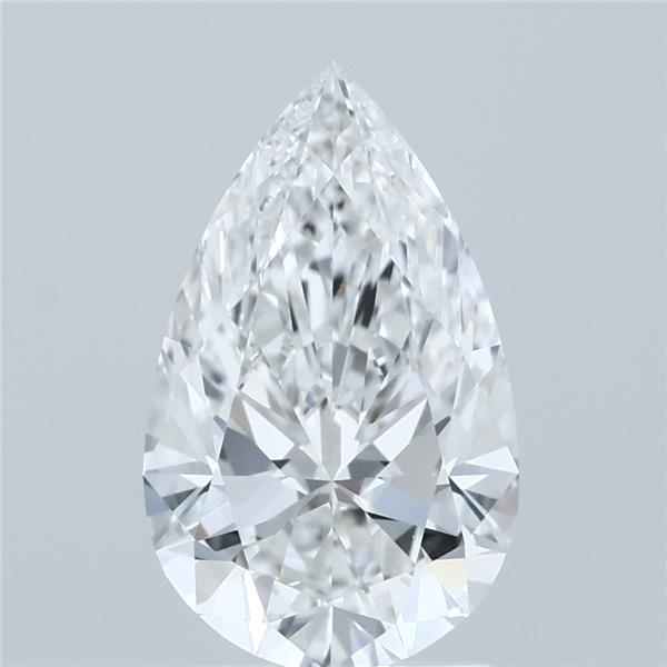 2.02ct Pear E VVS2 Lab Created Diamond
