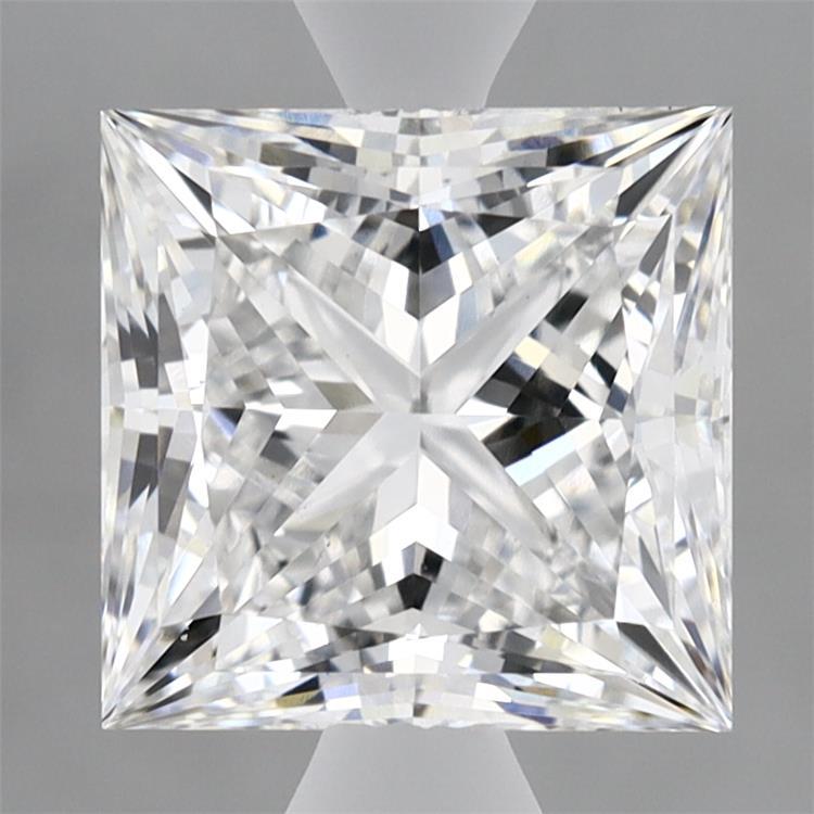 2.89ct Princess E VS1 Lab Created Diamond