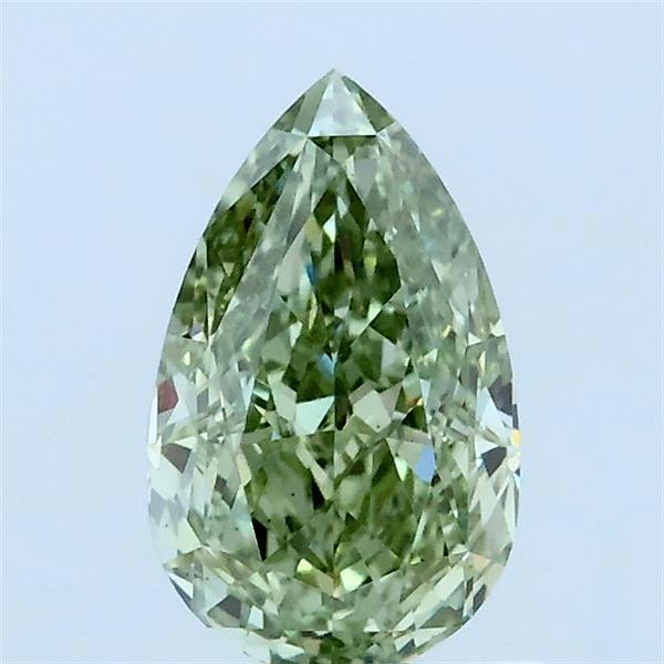 1.07ct Pear FANCY VIVID GREEN VS1 Lab Created Diamond