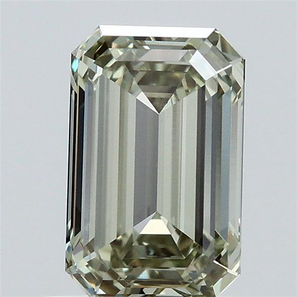1.36ct Emerald FANCY INTENSE GREEN VS1 Lab Created Diamond