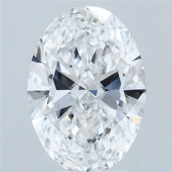 3.26ct Oval E VVS1 Lab Created Diamond