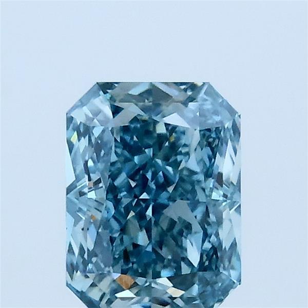 1.04ct Radiant FANCY VIVID BLUE VS2 Lab Created Diamond