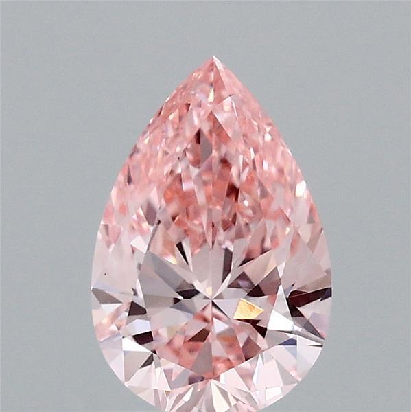 0.94ct Pear FANCY VIVID PINK VVS2 Lab Created Diamond