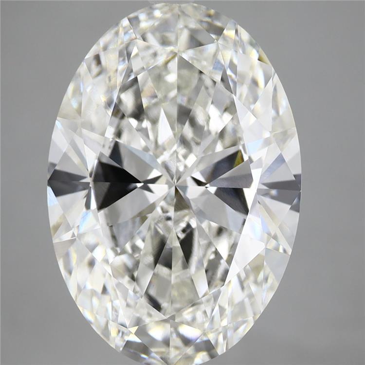 7.01ct Oval F VVS2 Lab Created Diamond