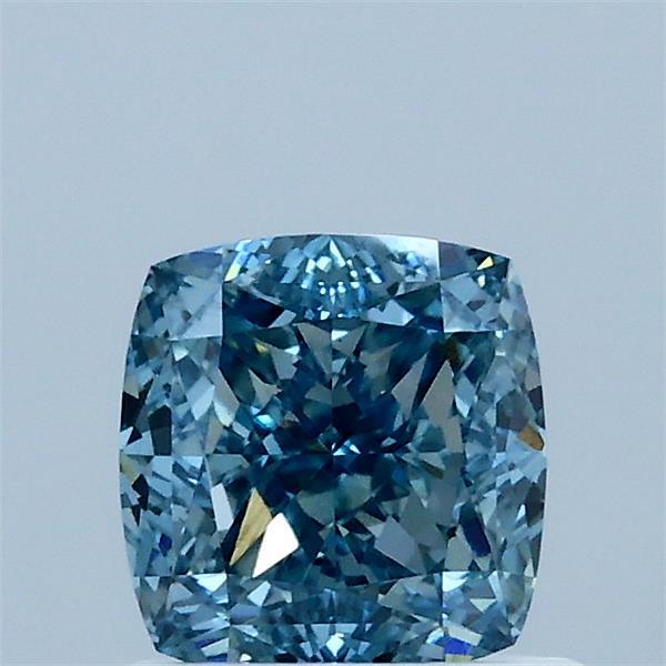 1.07ct Cushion FANCY VIVID BLUE VS1 Lab Created Diamond