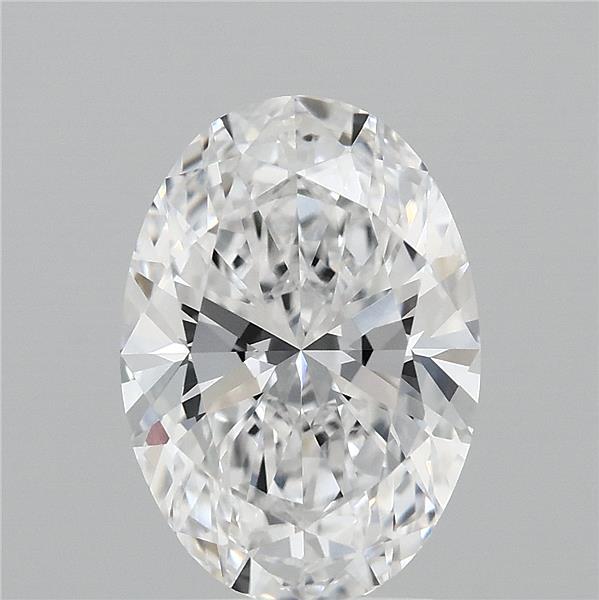 3.02ct Oval D VVS1 Lab Created Diamond