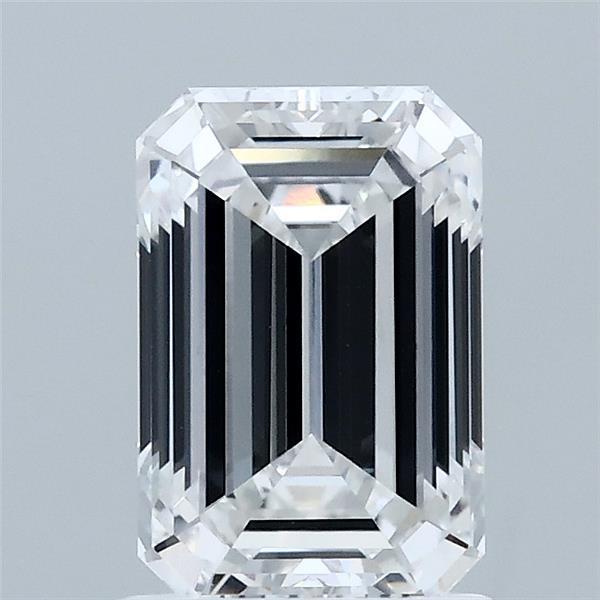 1.57ct Emerald D VVS2 Lab Created Diamond