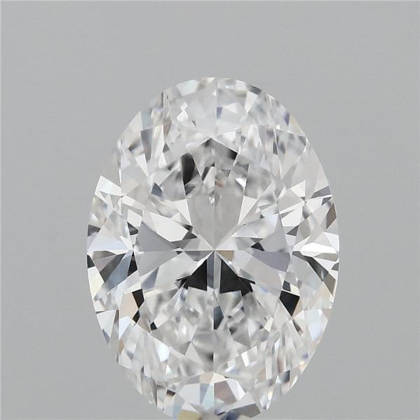 3.03ct Oval D VVS2 Lab Created Diamond