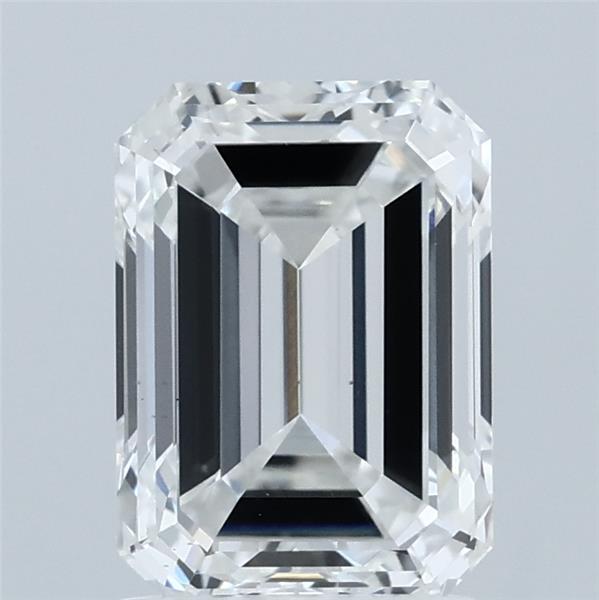2ct Emerald E VS1 Lab Created Diamond