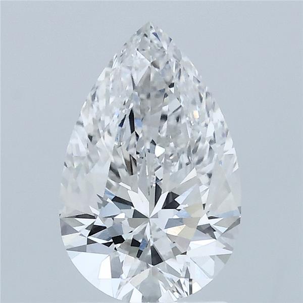 1.5ct Pear F VVS2 Lab Created Diamond