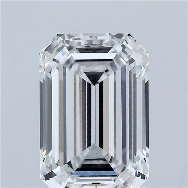 2ct Emerald D VVS2 Lab Created Diamond