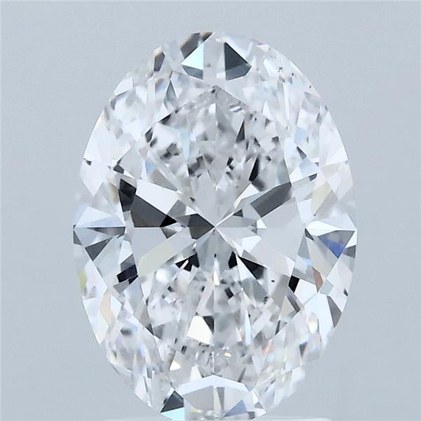 2ct Oval D VS1 Lab Created Diamond