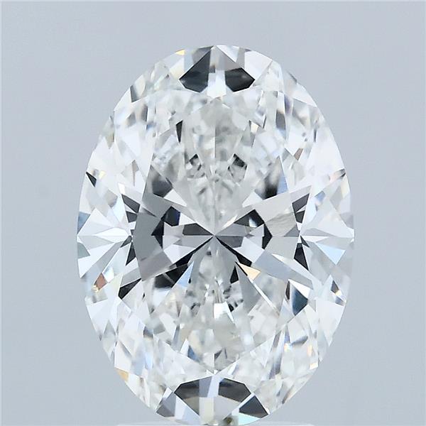 3.02ct Oval F VVS2 Lab Created Diamond