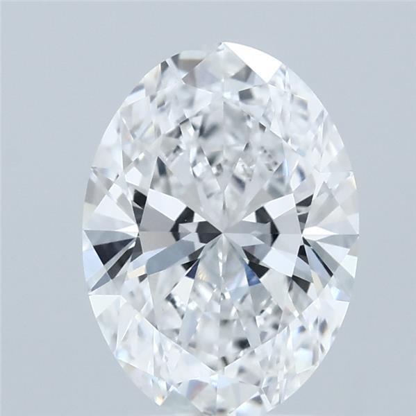 2.01ct Oval D VVS2 Lab Created Diamond