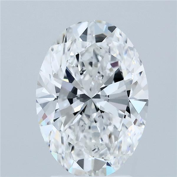 3.04ct Oval E VVS2 Lab Created Diamond