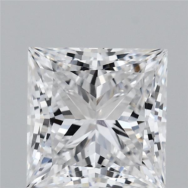 3.25ct Princess D VS1 Lab Created Diamond