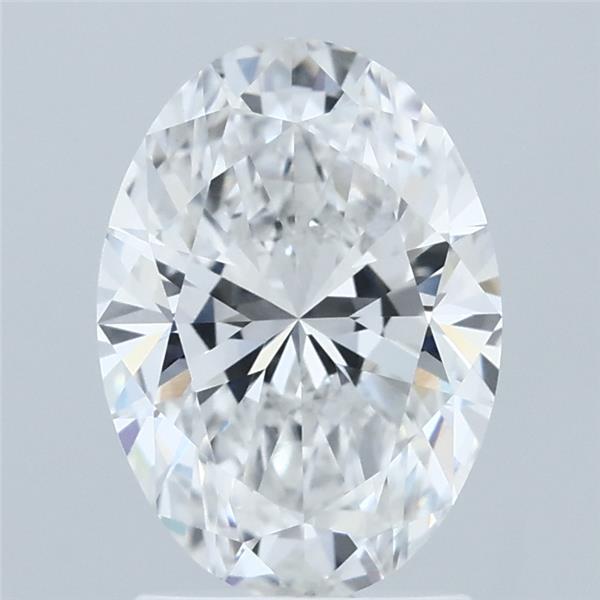 2.01ct Oval E VVS2 Lab Created Diamond