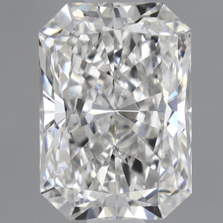 1.11ct Radiant F VVS2 Lab Created Diamond