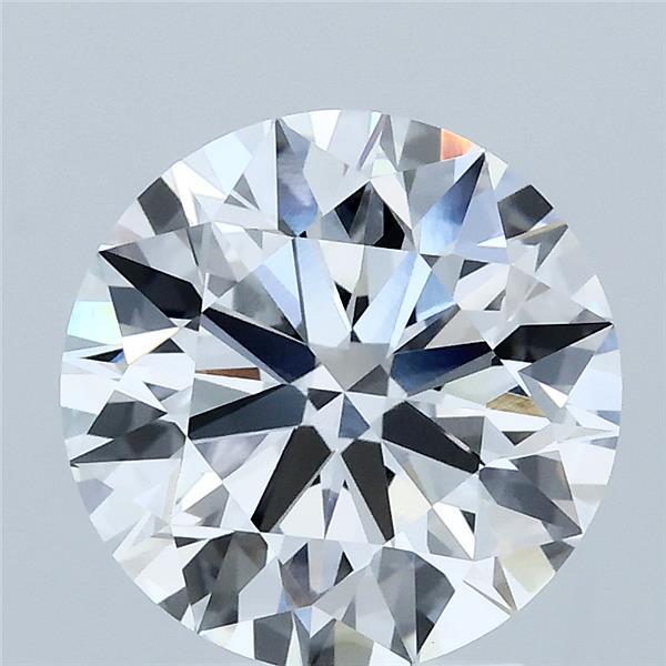 3ct Round D VVS2 Lab Created Diamond
