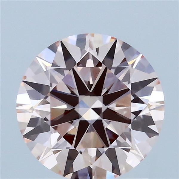1.5ct Round FANCY INTENSE PINK VVS2 Lab Created Diamond