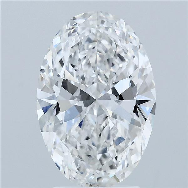 3ct Oval E VS1 Lab Created Diamond