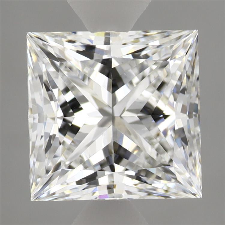 2.71ct Princess E VVS2 Lab Created Diamond