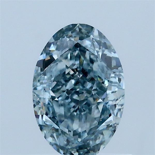 1.01ct Oval FANCY INTENSE BLUE VS1 Lab Created Diamond