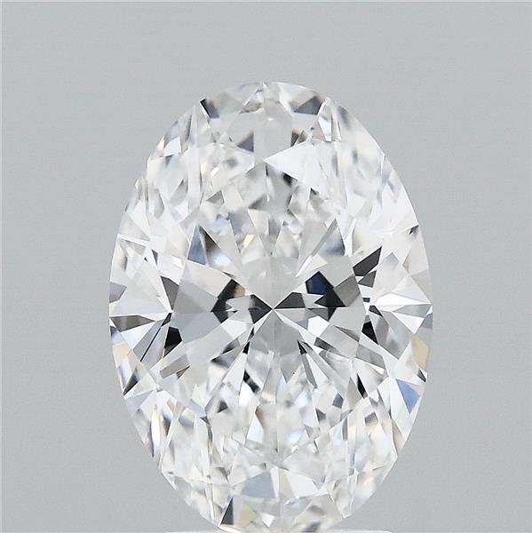 3.02ct Oval D VVS1 Lab Created Diamond