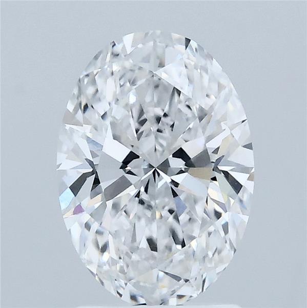 1.6ct Oval D VVS2 Lab Created Diamond