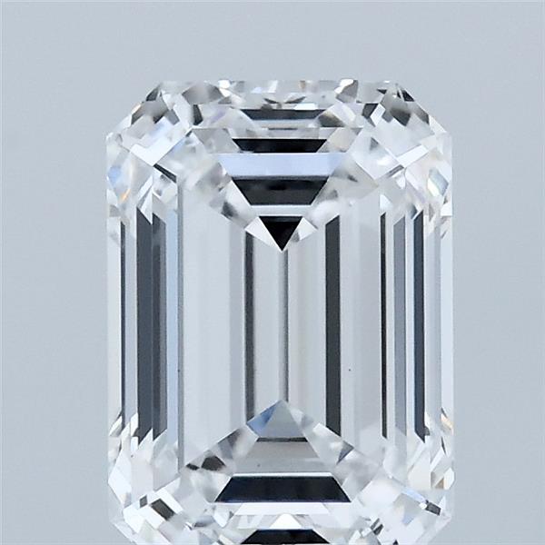 2.01ct Emerald D VVS2 Lab Created Diamond
