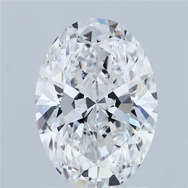 2ct Oval D VS2 Lab Created Diamond
