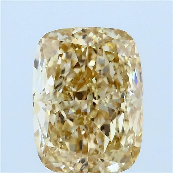 1.52ct Cushion FANCY INTENSE YELLOW VVS2 Lab Created Diamond
