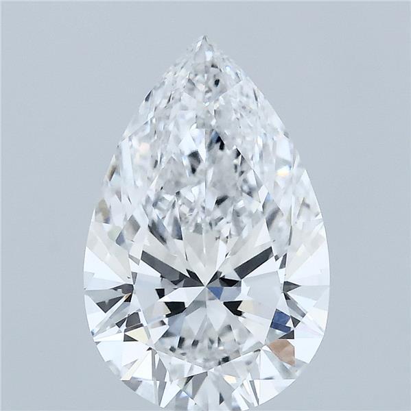 2.55ct Pear D VVS1 Lab Created Diamond