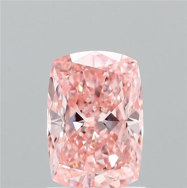 1.19ct Cushion FANCY VIVID PINK VVS1 Lab Created Diamond