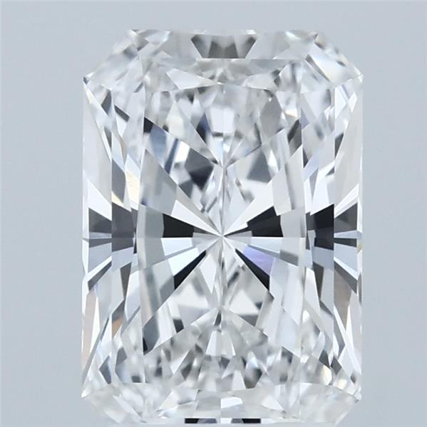2.1ct Radiant D VVS2 Lab Created Diamond