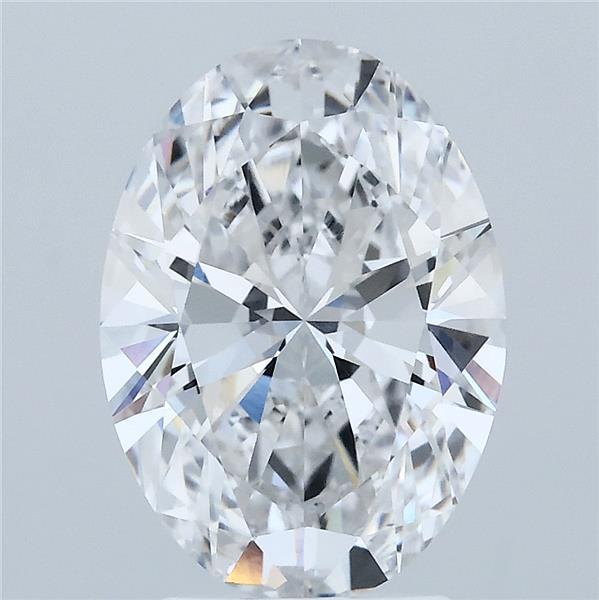3.05ct Oval D VVS2 Lab Created Diamond