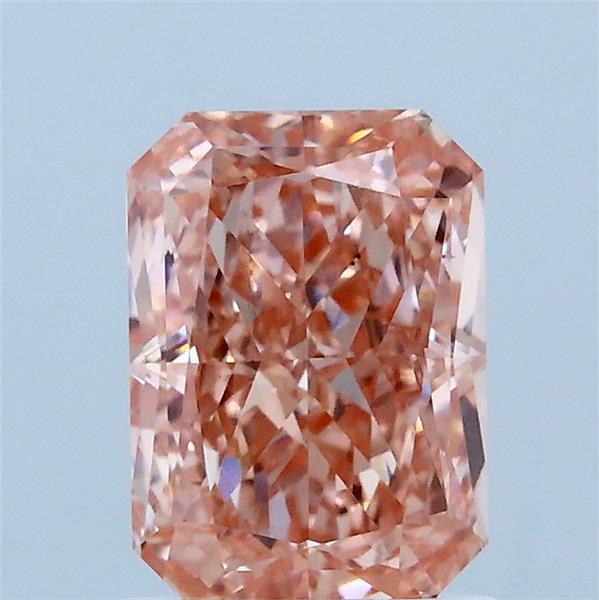 1.56ct Radiant FANCY INTENSE PINK VS1 Lab Created Diamond