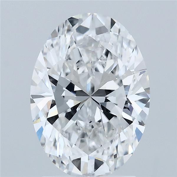 2.2ct Oval D VVS2 Lab Created Diamond