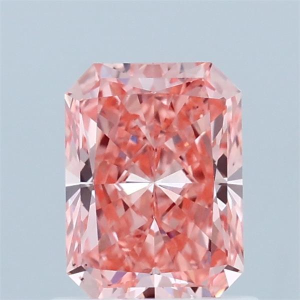 1ct Radiant FANCY VIVID PINK VS2 Lab Created Diamond