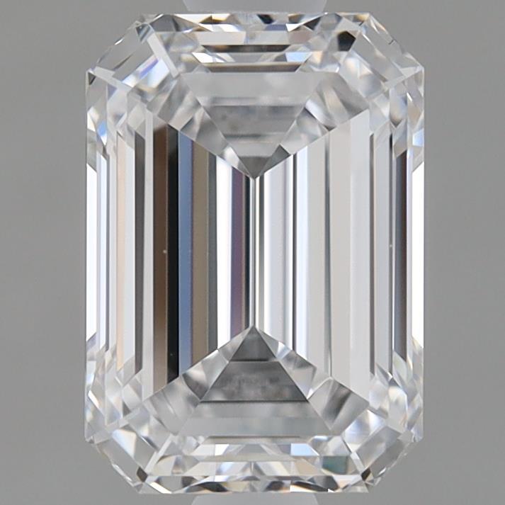 0.97ct Emerald D VVS2 Lab Created Diamond