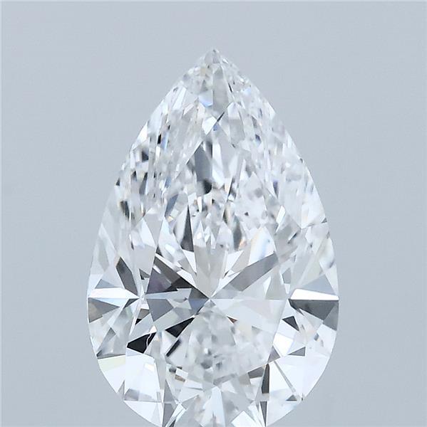 2.21ct Pear D VVS2 Lab Created Diamond