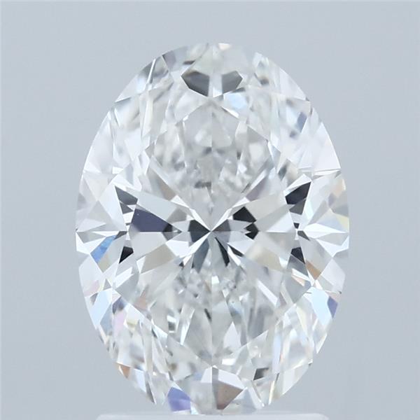2ct Oval E VS1 Lab Created Diamond