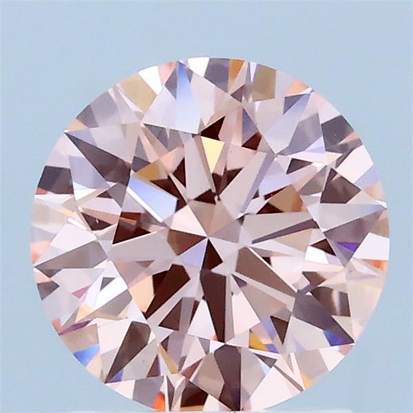 1.5ct Round FANCY INTENSE PINK VVS2 Lab Created Diamond